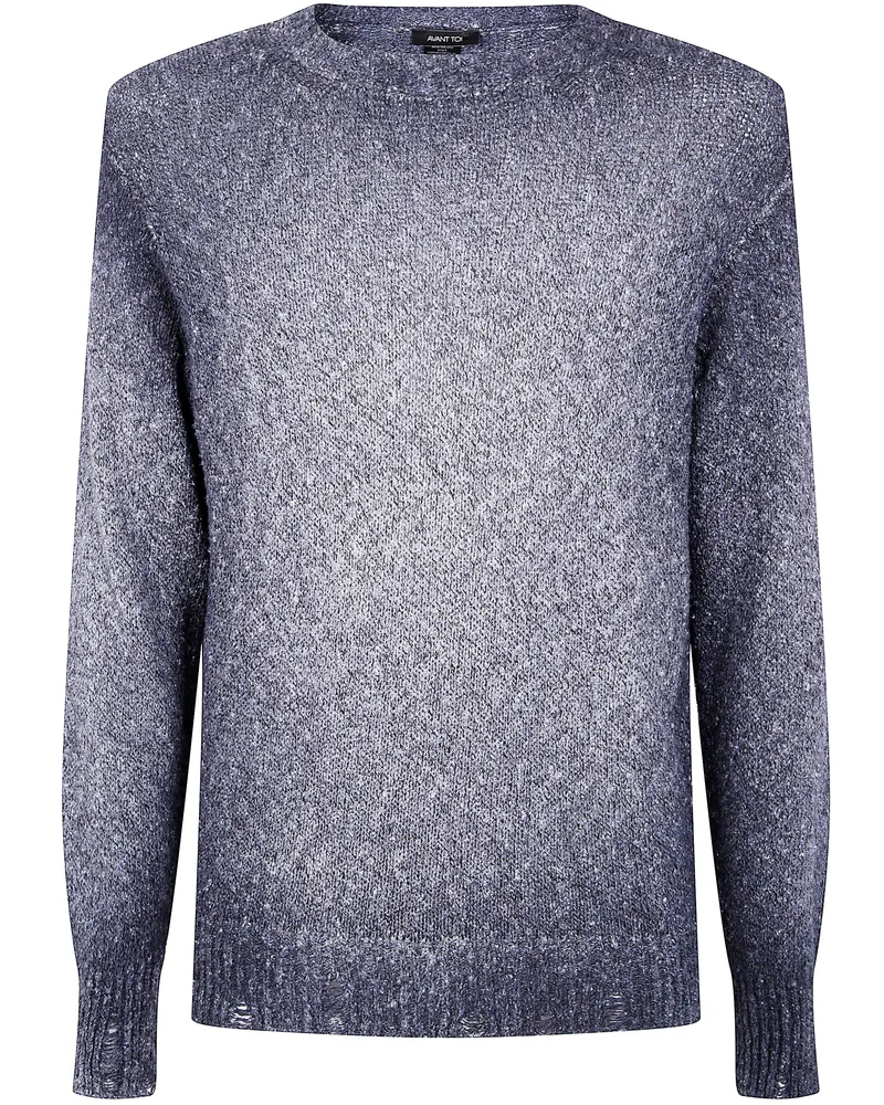Avant Toi Crewneck Sweater Blue