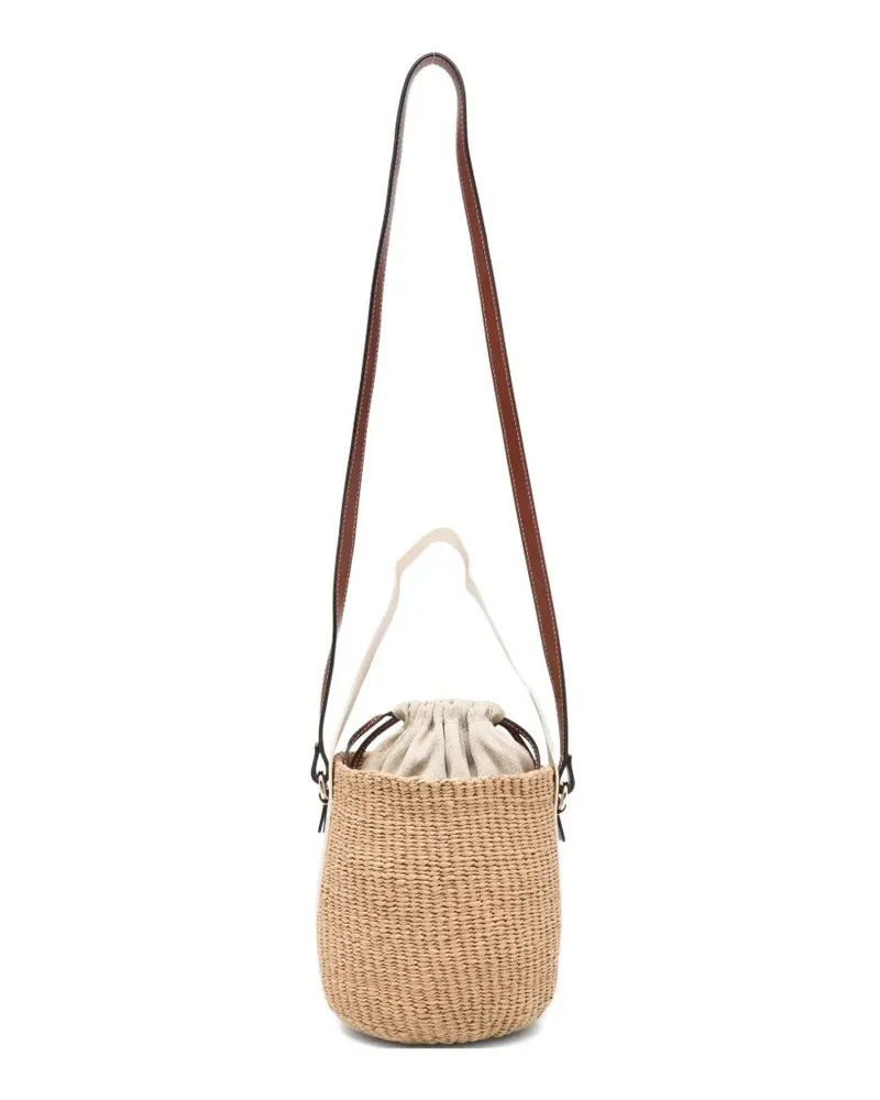 Chloé Woody" Satchel Bag White