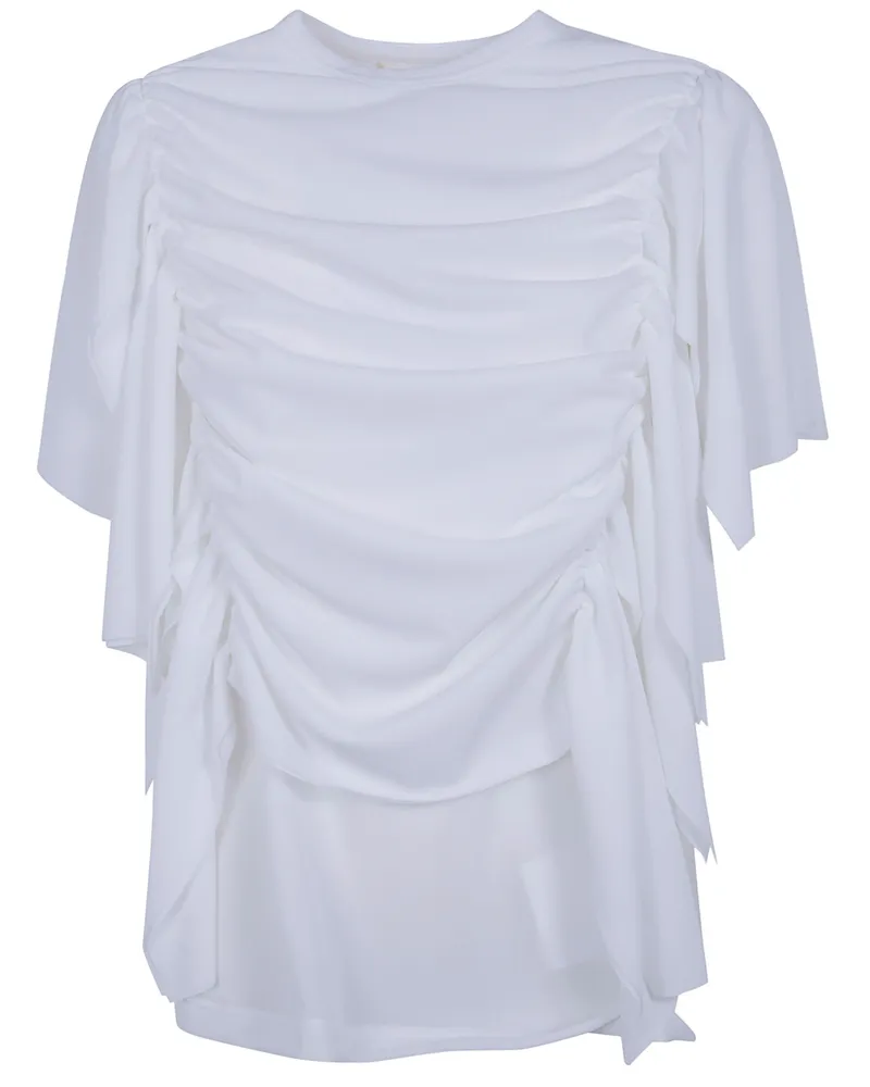 Comme des Garçons T-Shirt Thin "Polyester Tricot Thin Blouse White