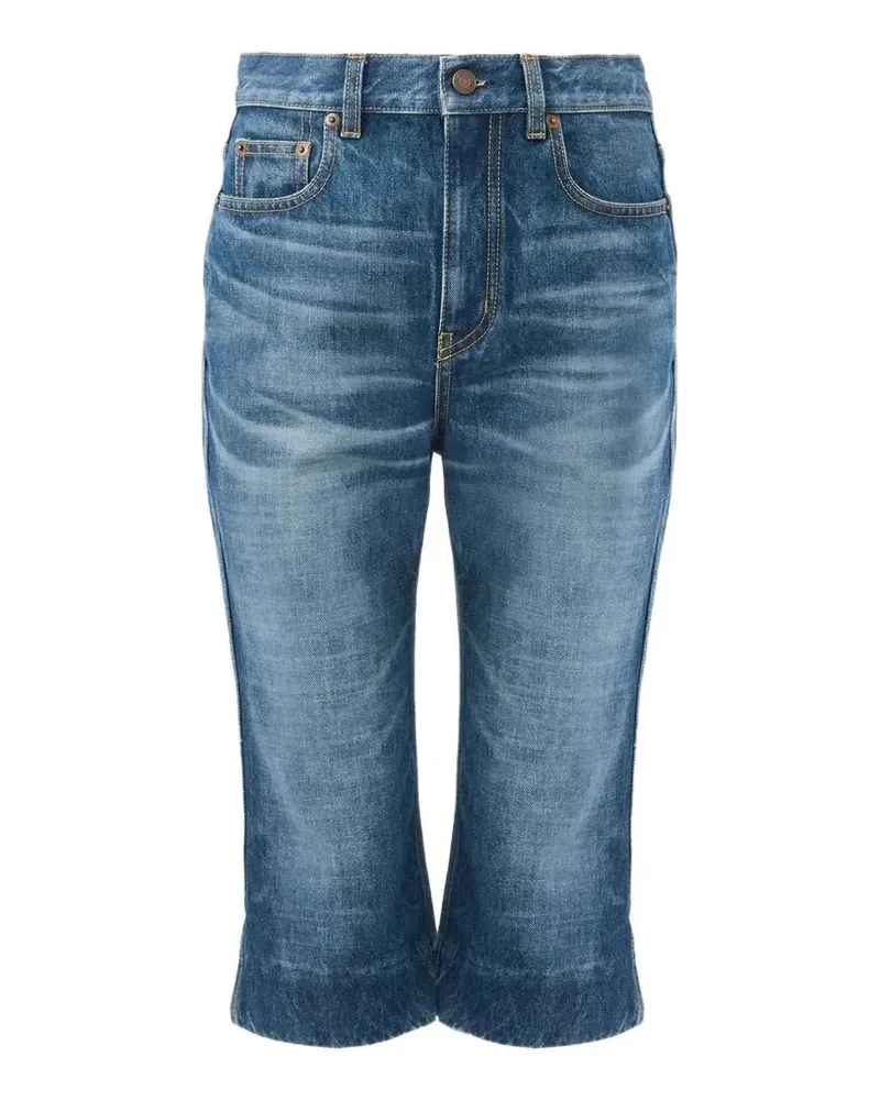 Chloé Capri" High Waisted Jeans Blue