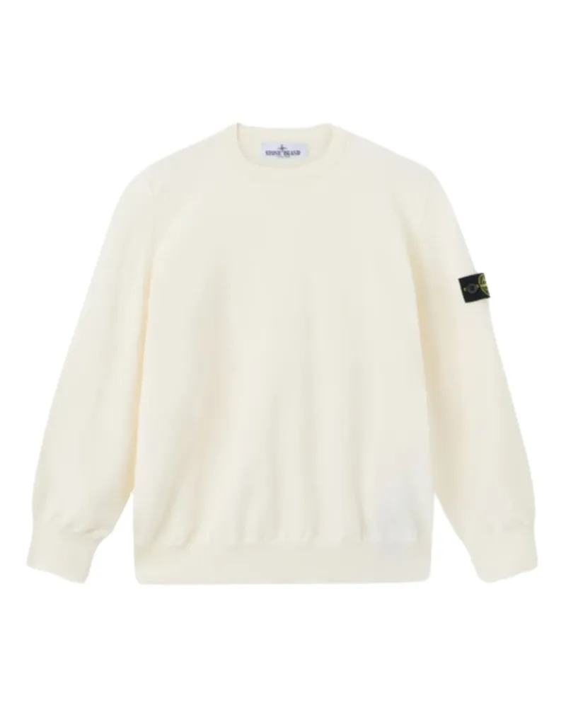 Stone Island Crew Neck Sweater White