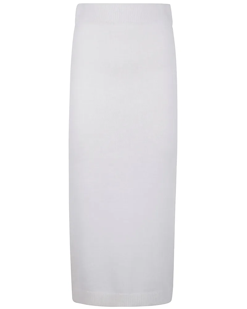 Twin-Set Midi Skirt White