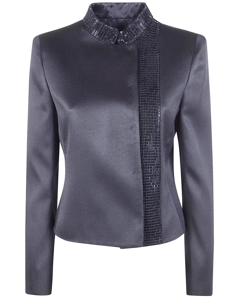 Giorgio Armani Embroidered Jacket Black