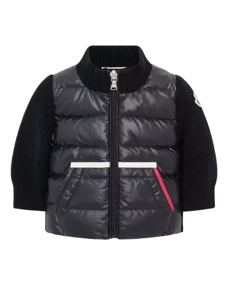 Moncler Sweater Wool Extrafine "Cardigan Blue