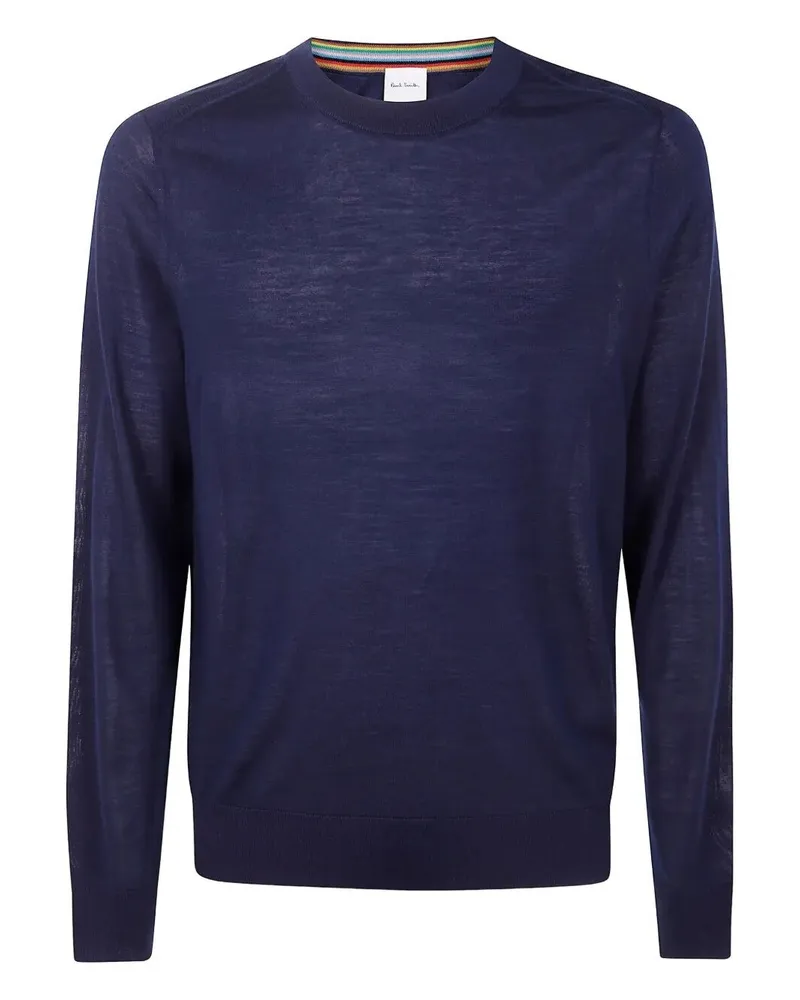 Paul Smith Mens Sweater Crew Neck Blue