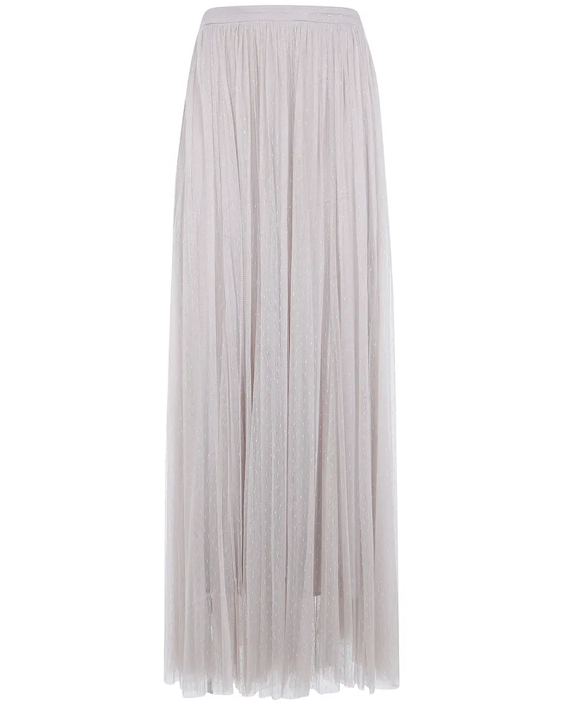 Twin-Set Long Skirt White