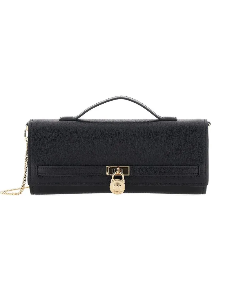 Michael Kors Hamilton Moderne" Medium Clutch Black