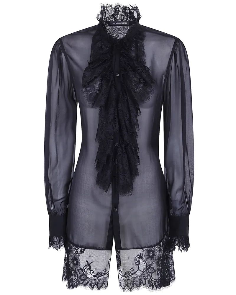 Ann Demeulemeester Long Shirt "Barah Black