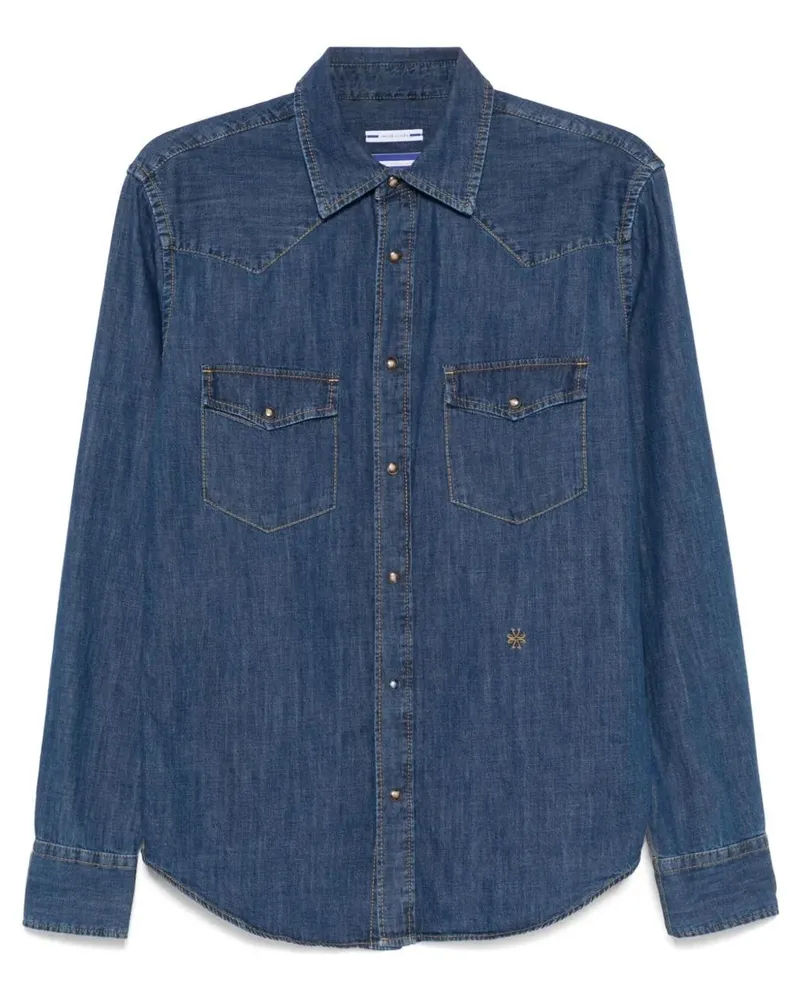 Jacob Cohën Western S1" Shirt Blue