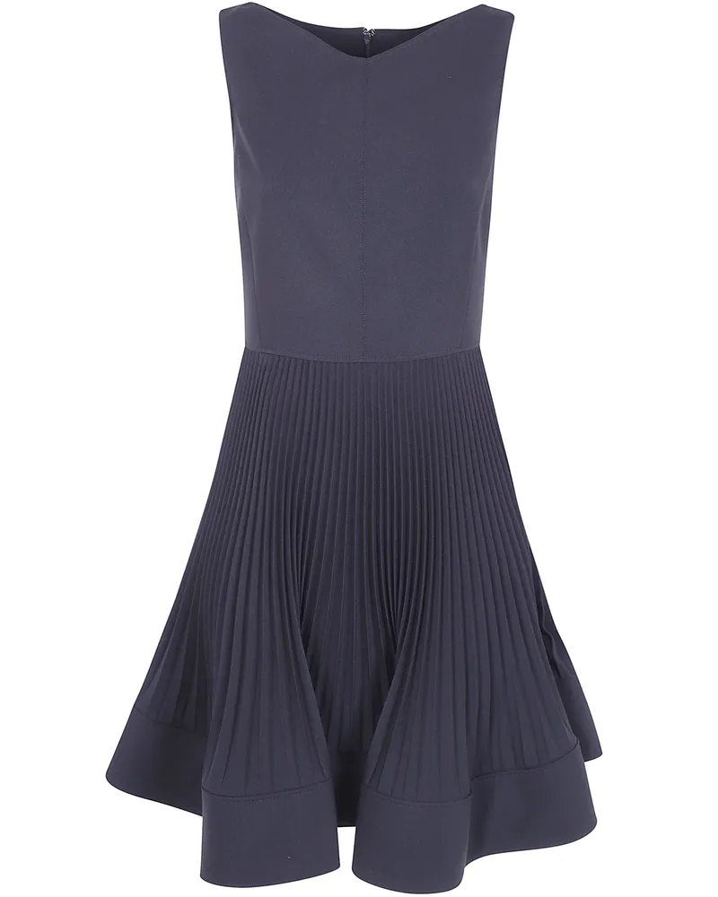 Emporio Armani Dress Pleated "Ew005401.Te23169 Uc001 Black Black
