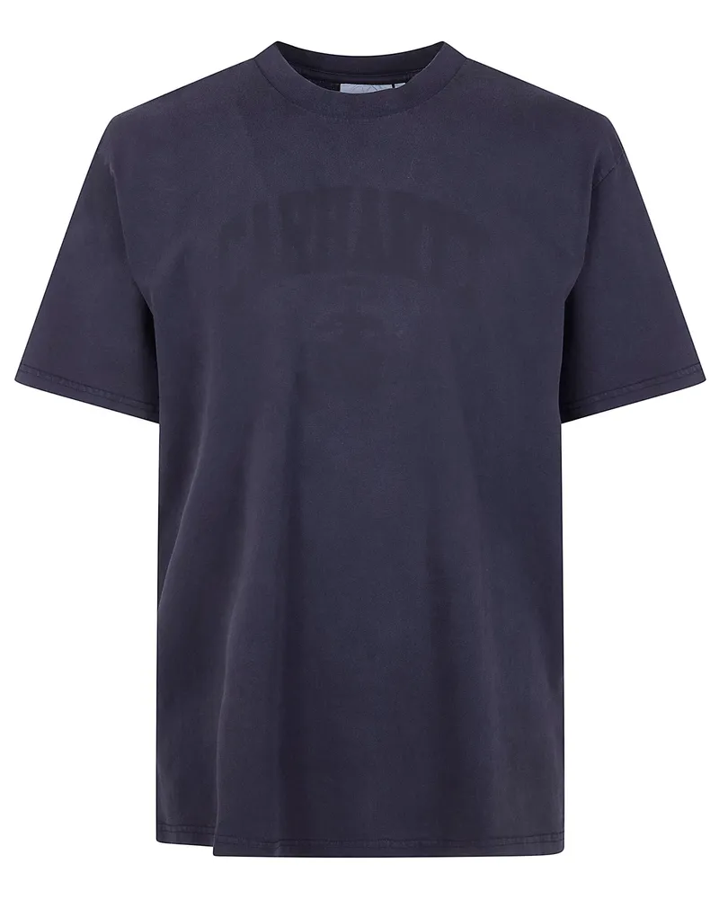 Carhartt WIP Ss "Faded Pond" Corps T-Shirt Organic Cotton Single Jerse Black