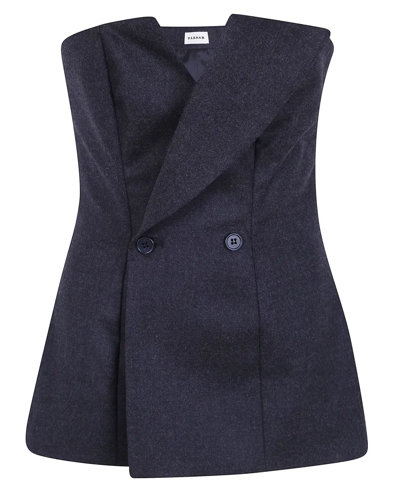 P.A.R.O.S.H. P. A.R. O.S. H. Gilet Wool "Ludy Gray