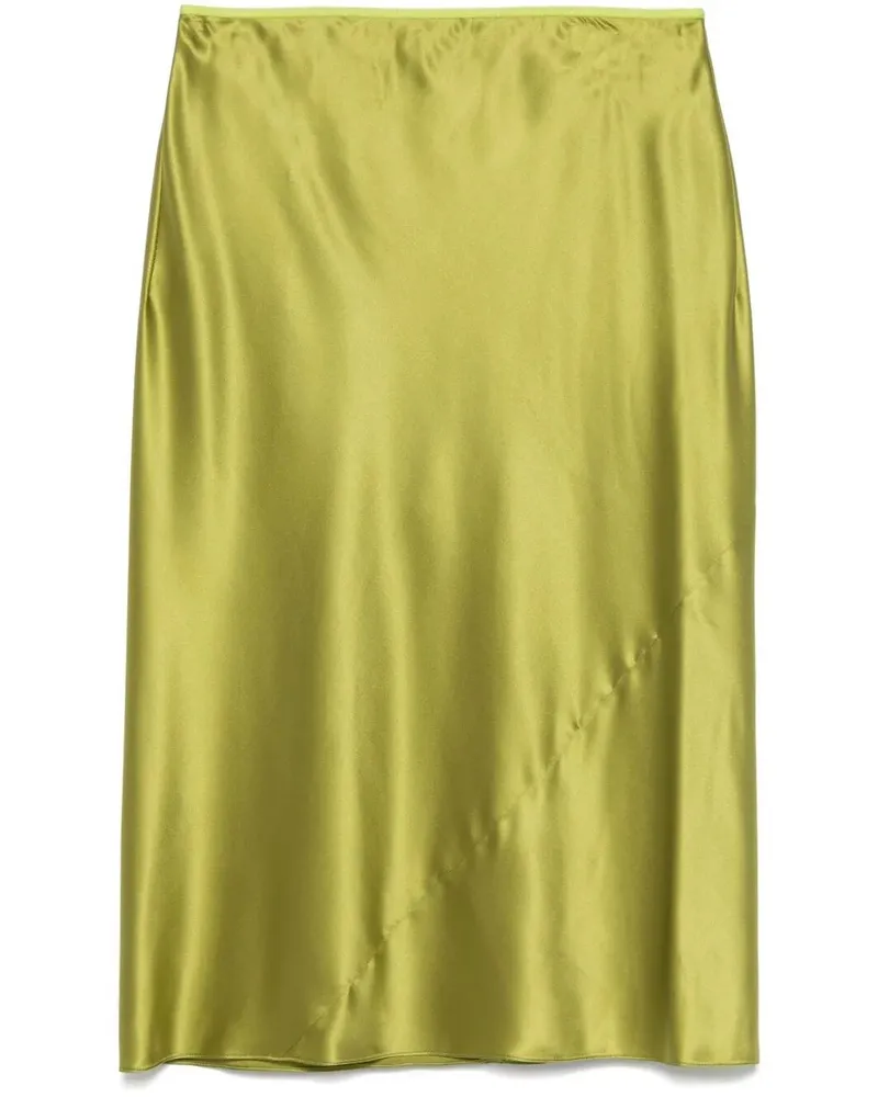 Dries van Noten Sati Midi Skirt By Dries Van Noten Green