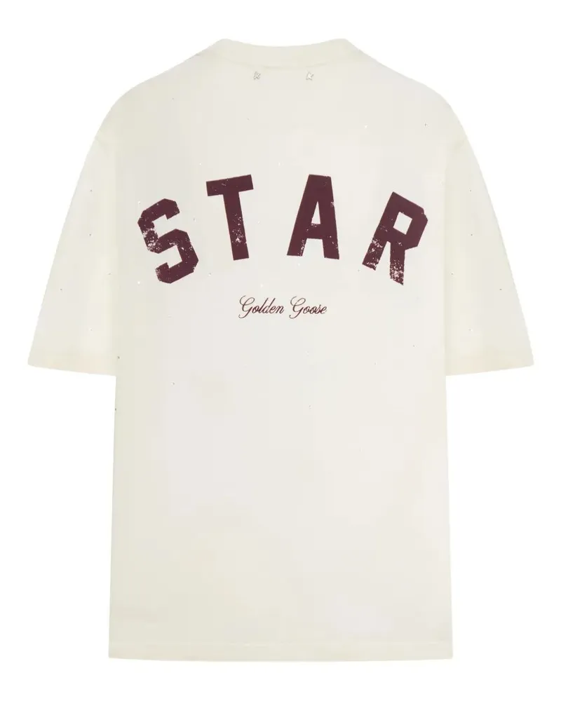 Golden Goose T-Shirt Unisex Relaxed Fit "Star Gray