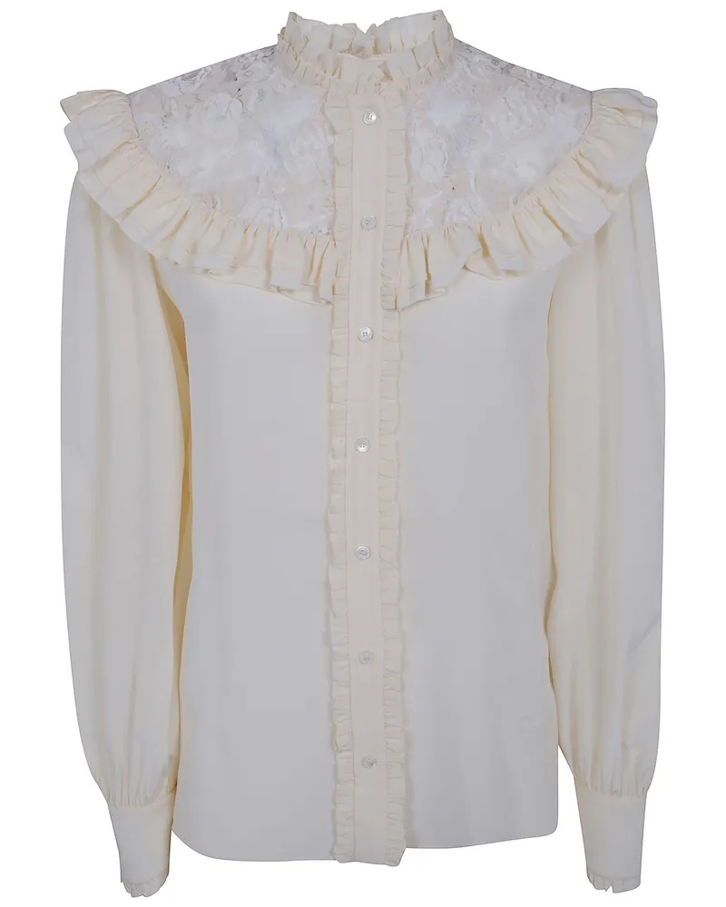 Chloé Shirt Hung Sleeves "Classic Hung Sleeves Shirt White