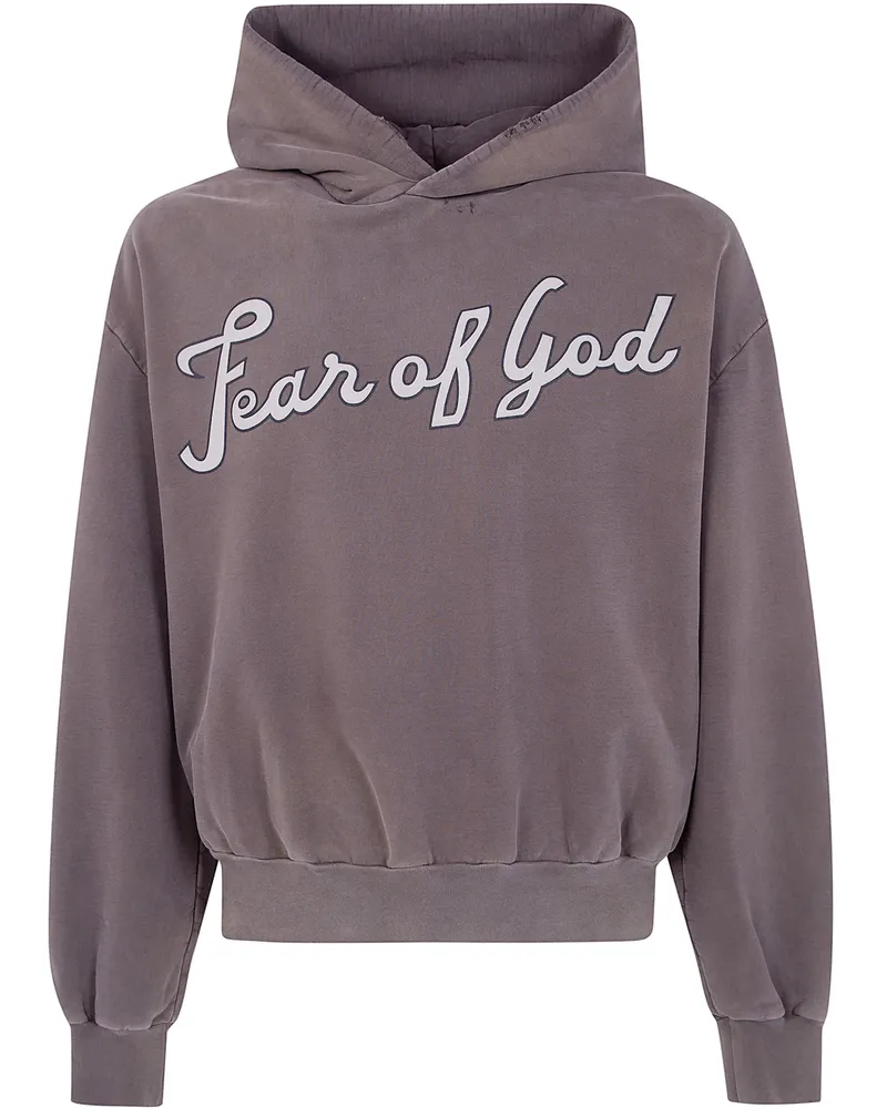 Fear of God 26" Classic Fit Half Raglan Hoodie Brown
