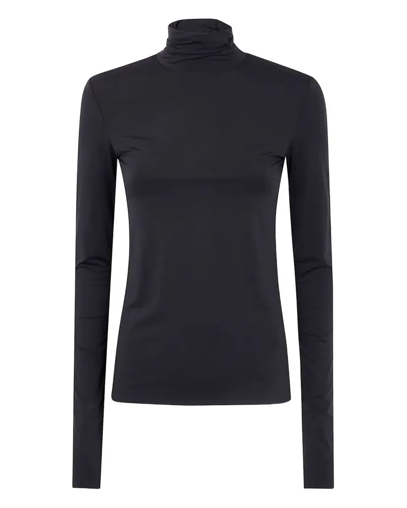 Max Mara Stone" Jersey Turtle Neck Sweater Black