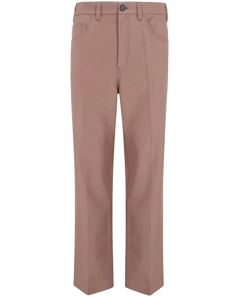 Marni Pants Wool Blend "Pumu0354a0.Utwa55 Brown