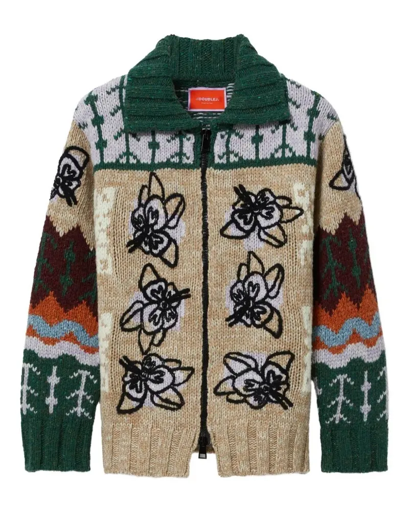 La DoubleJ Embroidered 'Chalet' Cardigan Multi