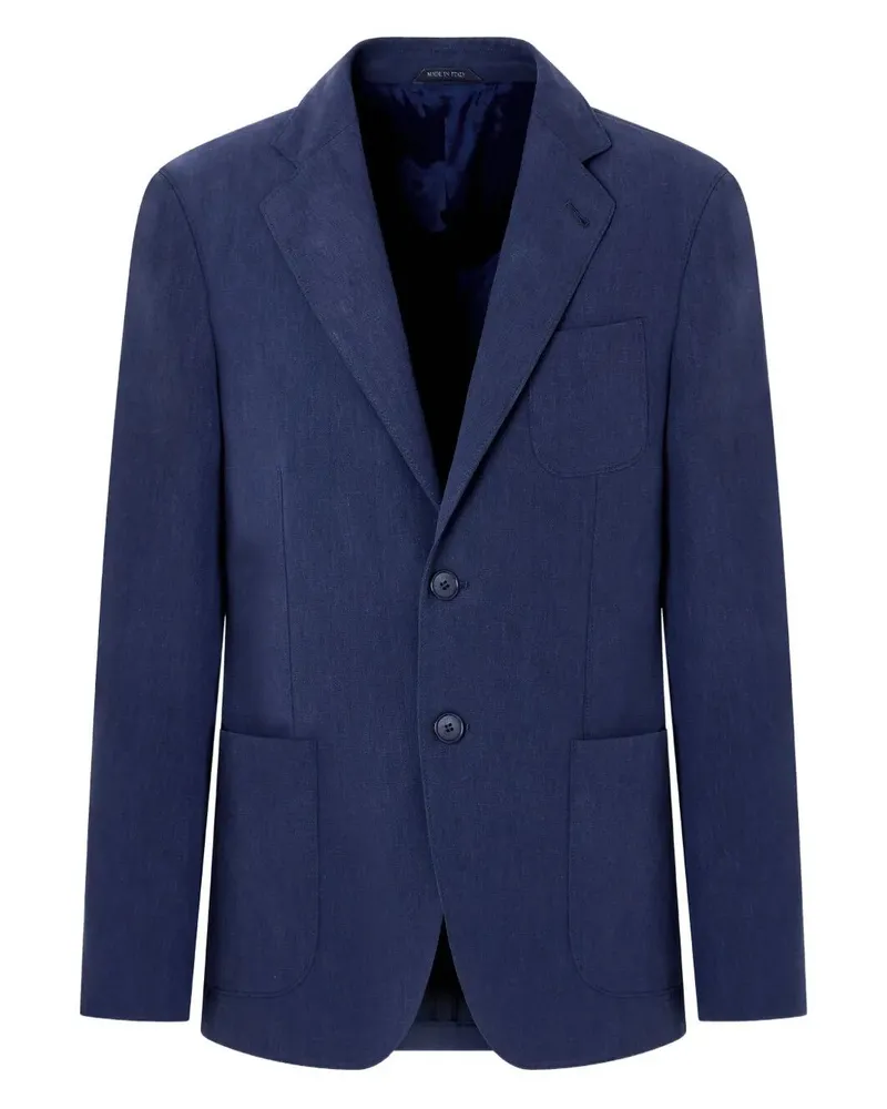 Giorgio Armani Pockets Fit Jacket Blue