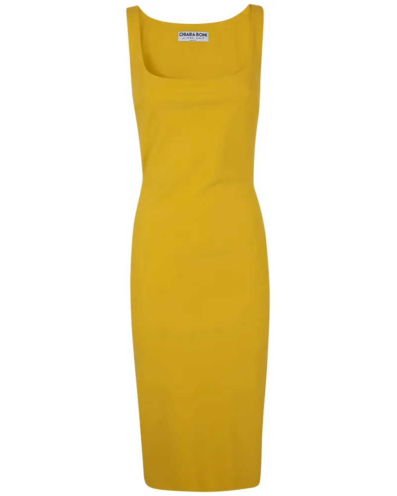 Chiara Boni Gilia" Dress Metallic