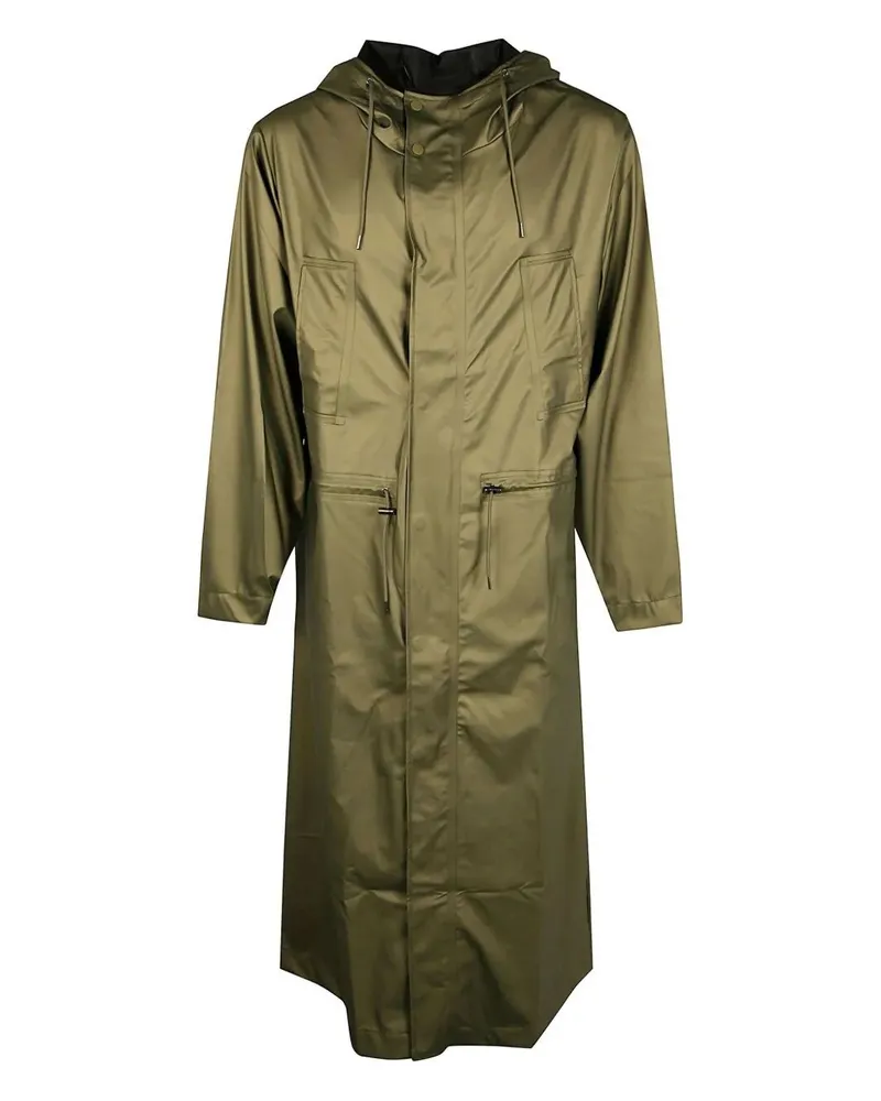 RAINS Bold Long Jacket Green