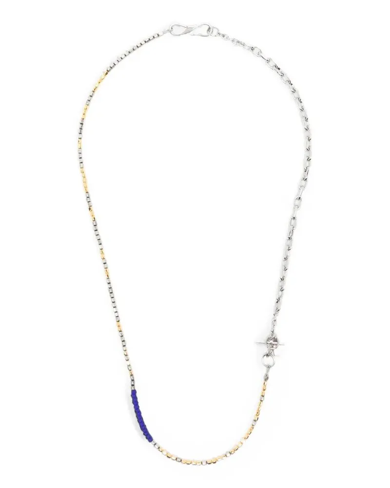 Paul Smith Necklace Chain & Bead Metallic