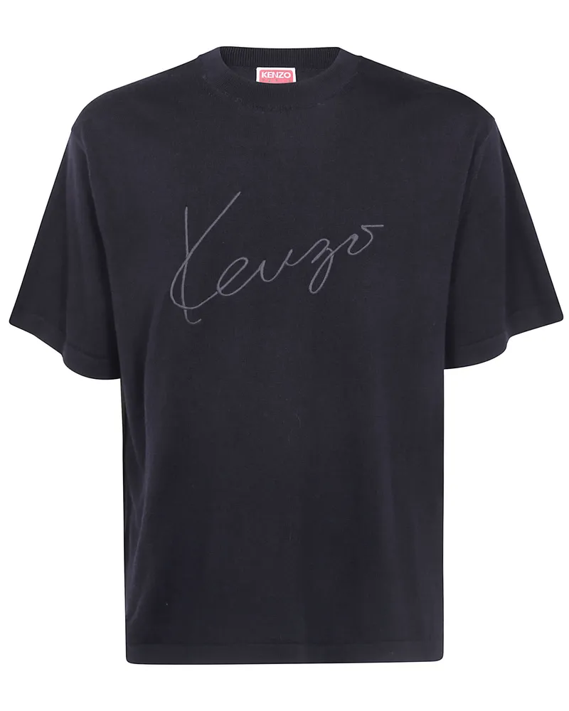 Kenzo T-Shirt Manica Corta "Kenzo Signature Black