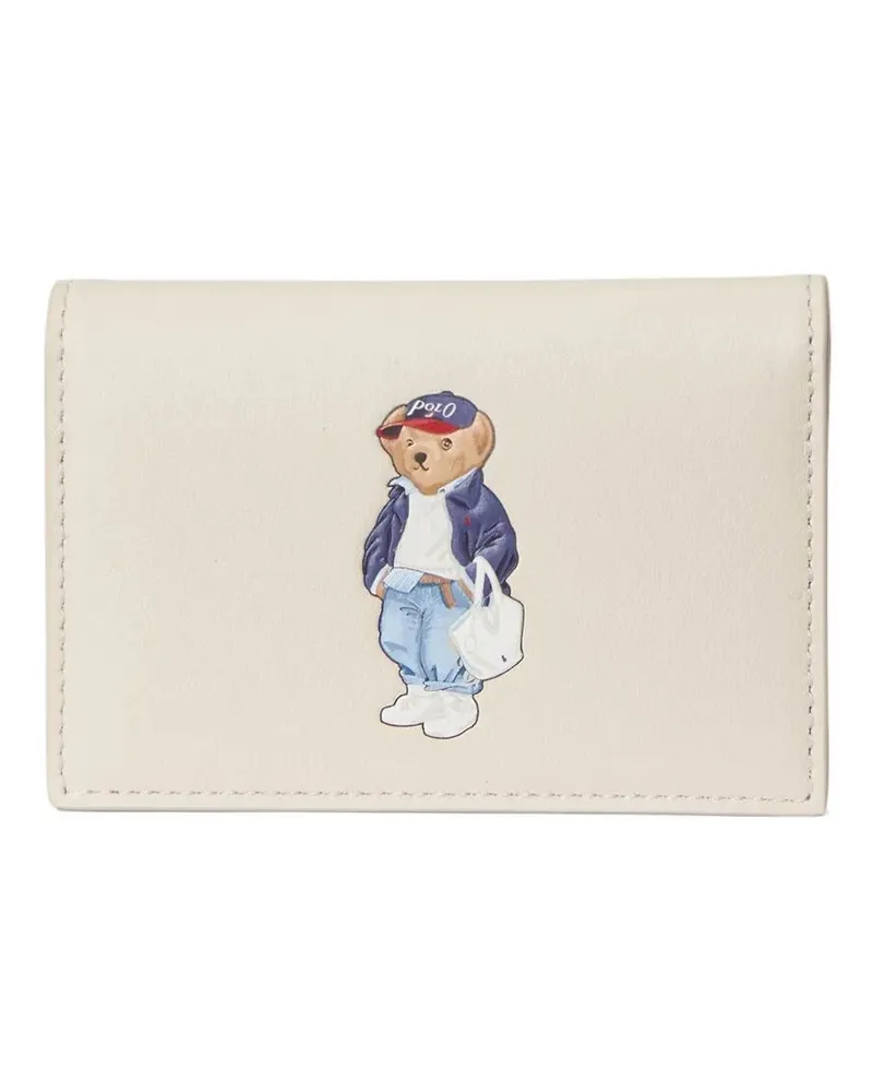 Ralph Lauren Spring Bear" Small Card Case Beige