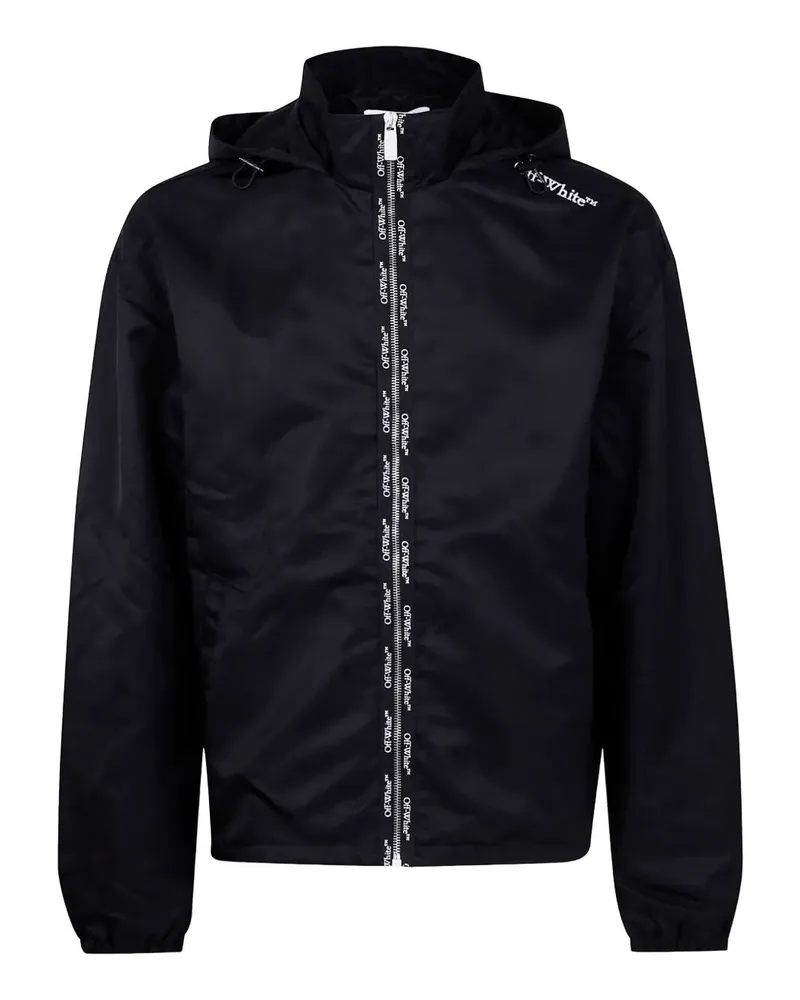OFF-WHITE Bookish' Nylon Windreaker Black