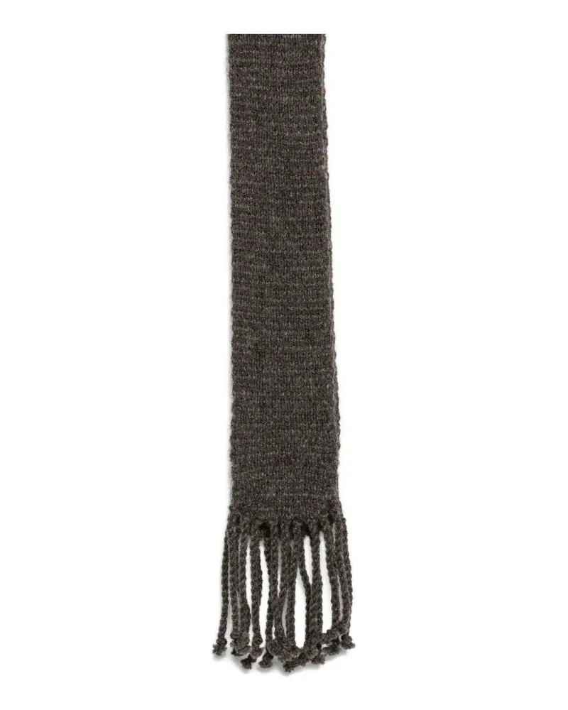 Ziggy Chen Scarf Crochet "Single Corchet Scarf Brown