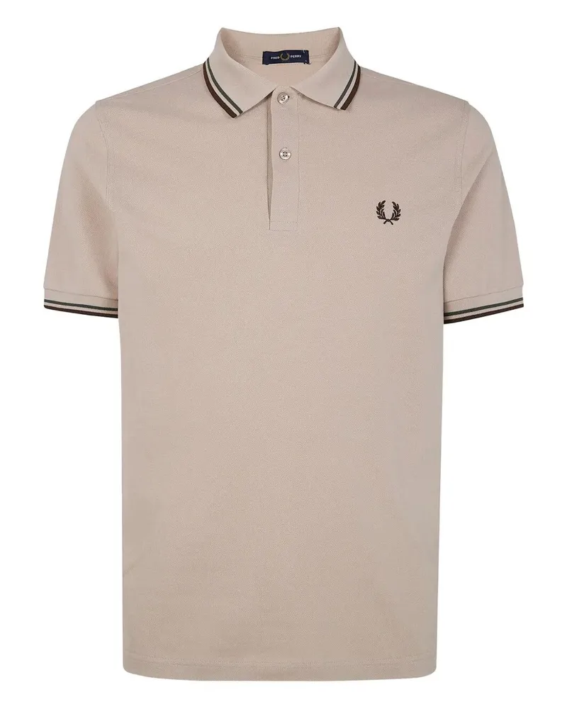Fred Perry Fred Perry Twin Tipped Fred Perry" Shirt Beige