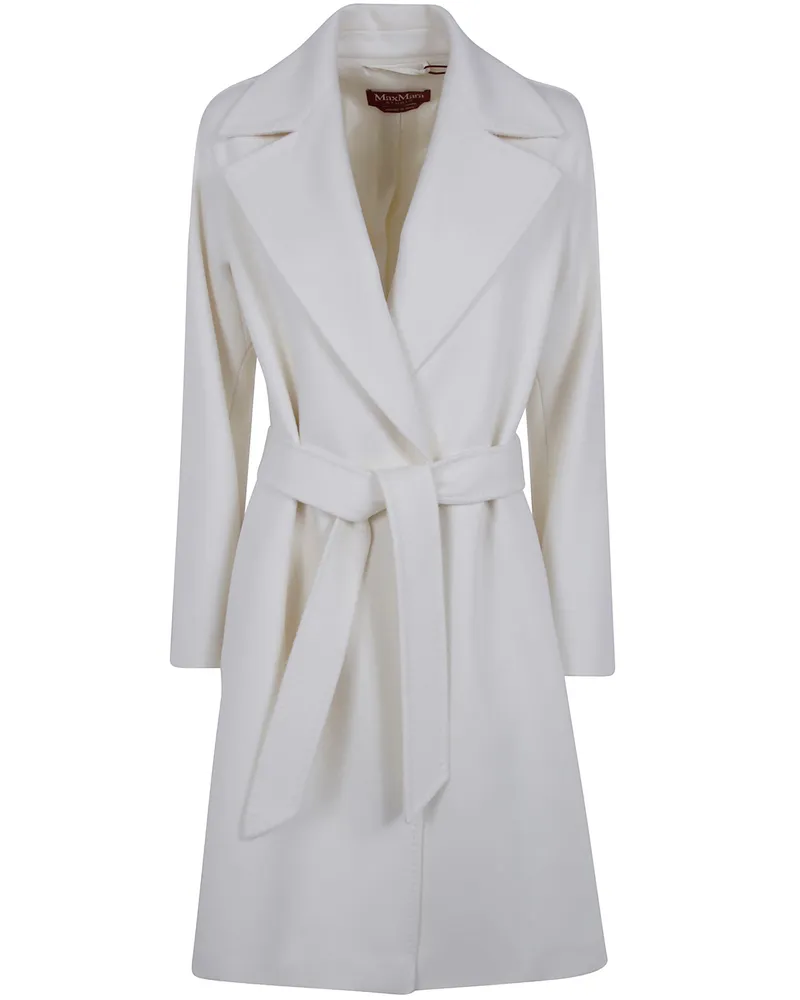 Max Mara Coat Belted "Mst Dravenna White
