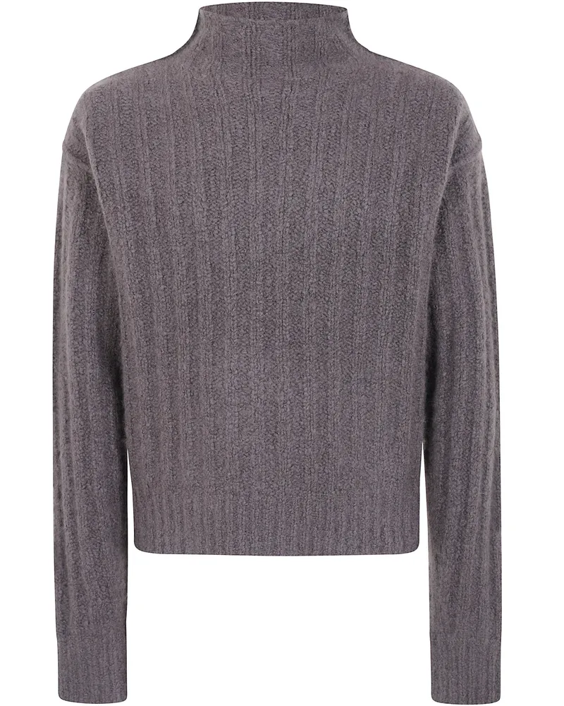 Rick Owens Sweater Cashmere 'Turtle Neck Gray