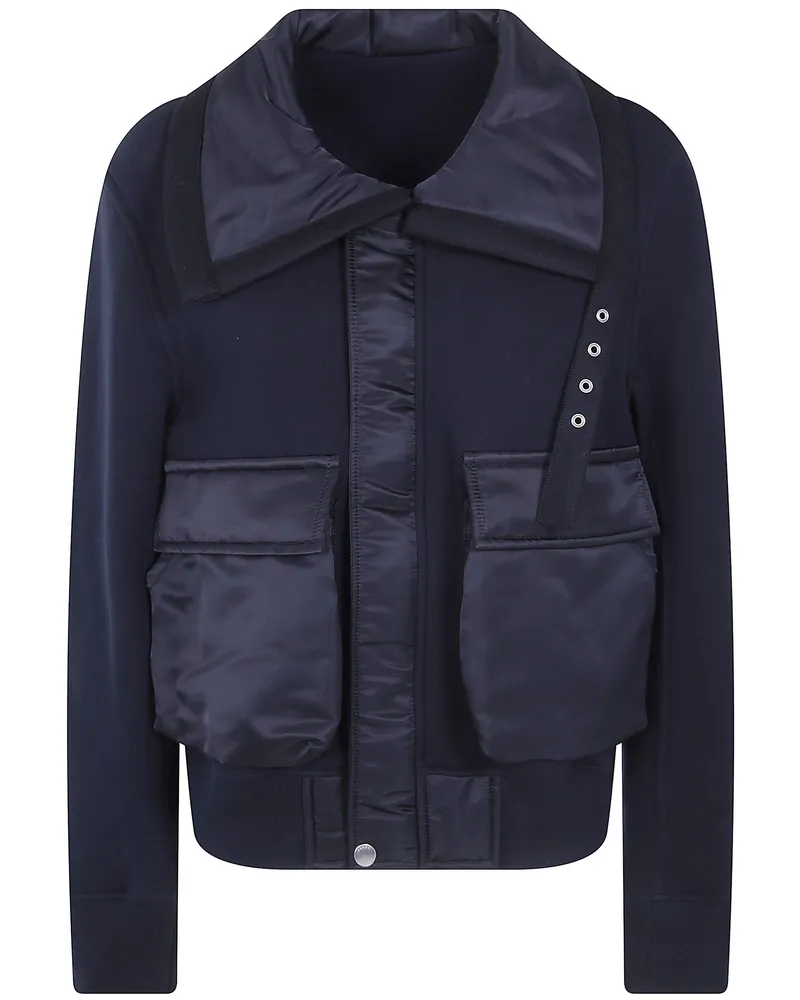 Sacai Jacket Sponge Sweat Blouson Black