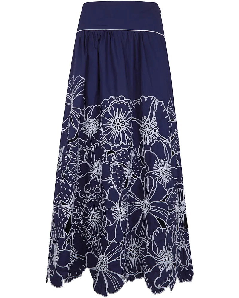 FARM Rio Richelieu Skirt Blue