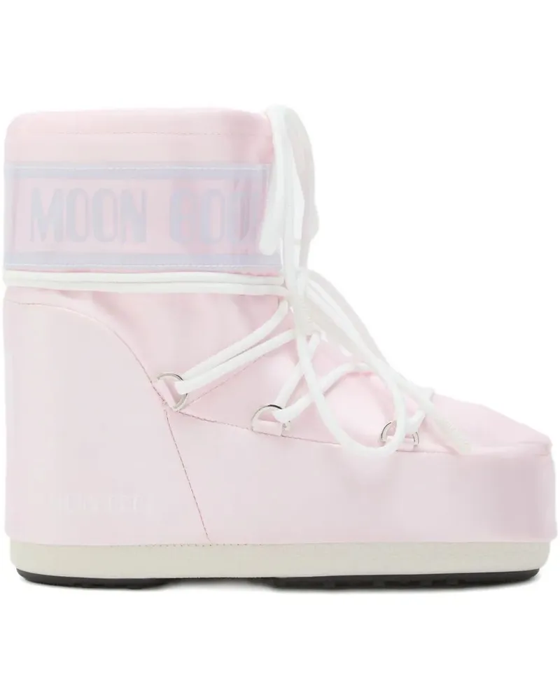 Moon Boot Icon" Low Pearly Boot Pink