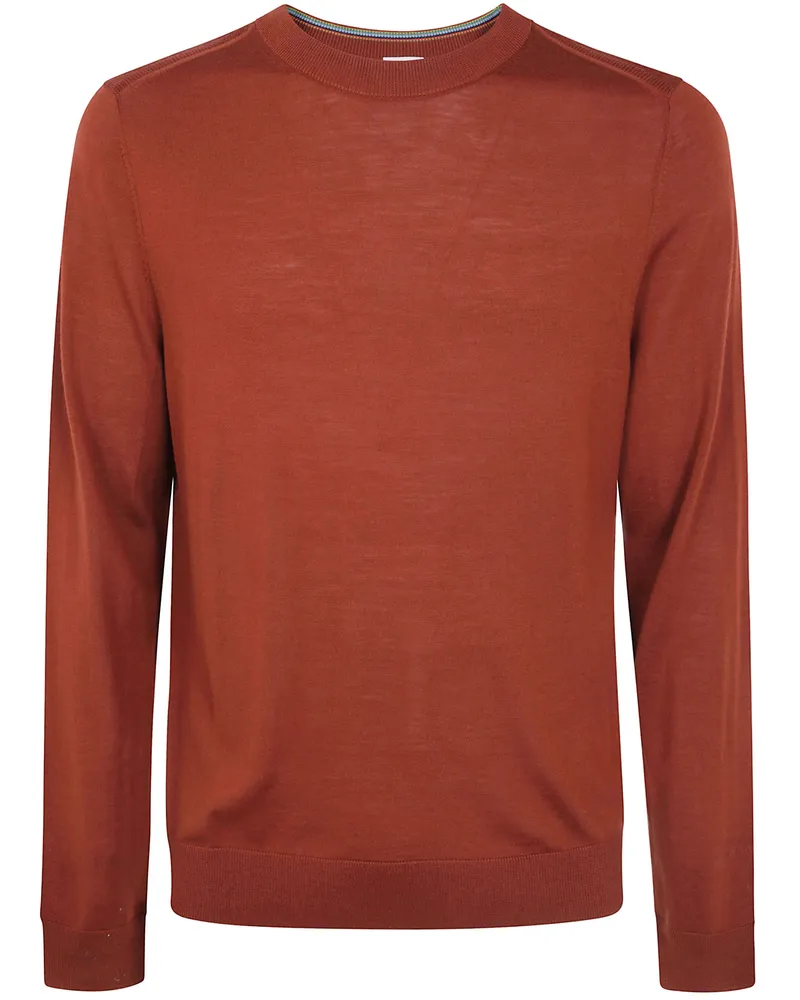 Paul Smith Sweater Crew Neck "M1r.970Z. W03154 19 Dark Rust Yellow