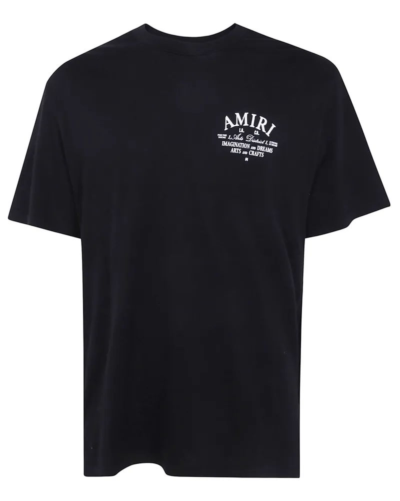 Amiri T-Shirt Cotton Black "Amiri Arts District Black