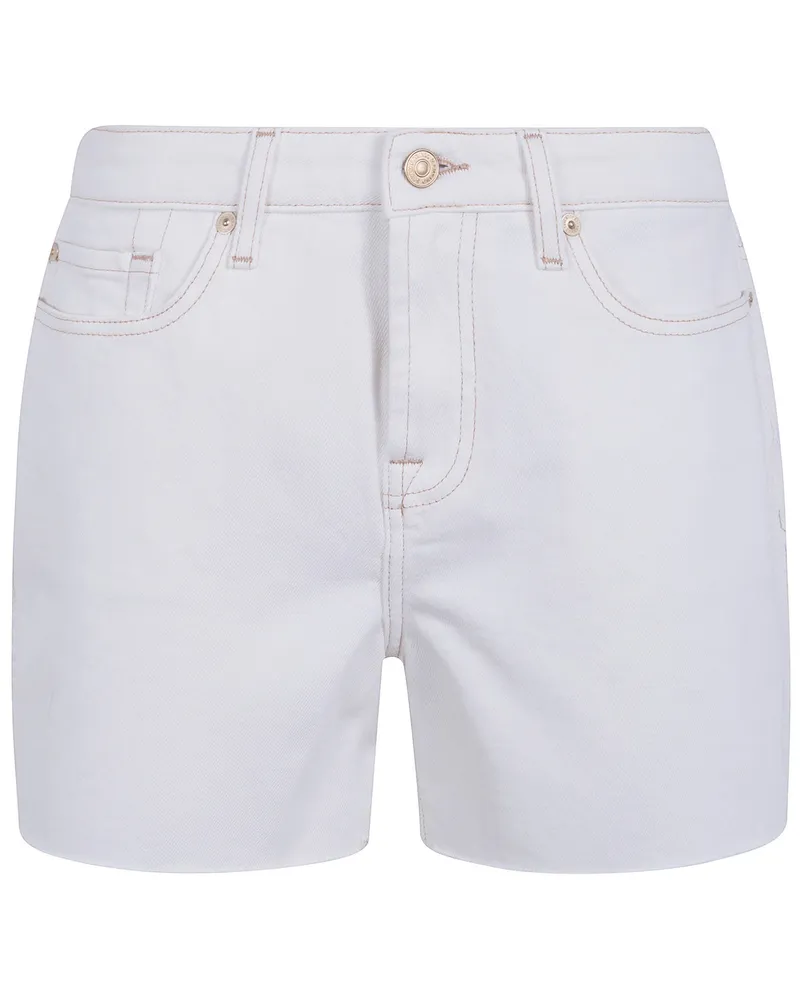 7 for all mankind Classic Stretch Shorts White