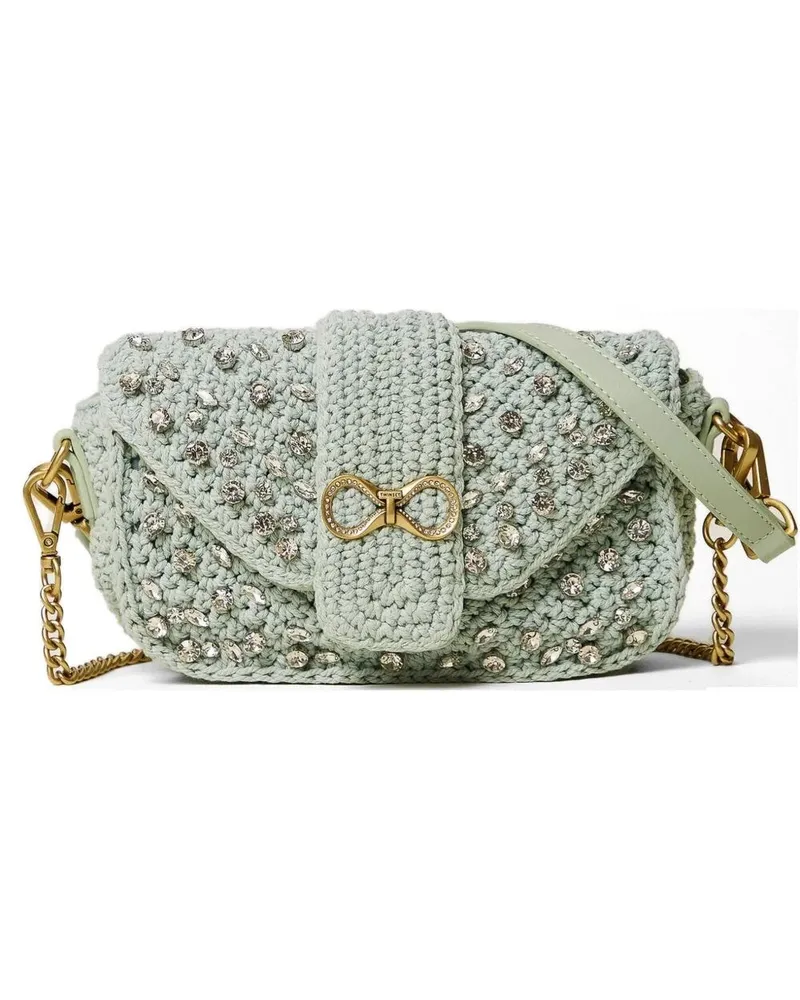 Twin-Set Crossbody Clutch Bag Blue