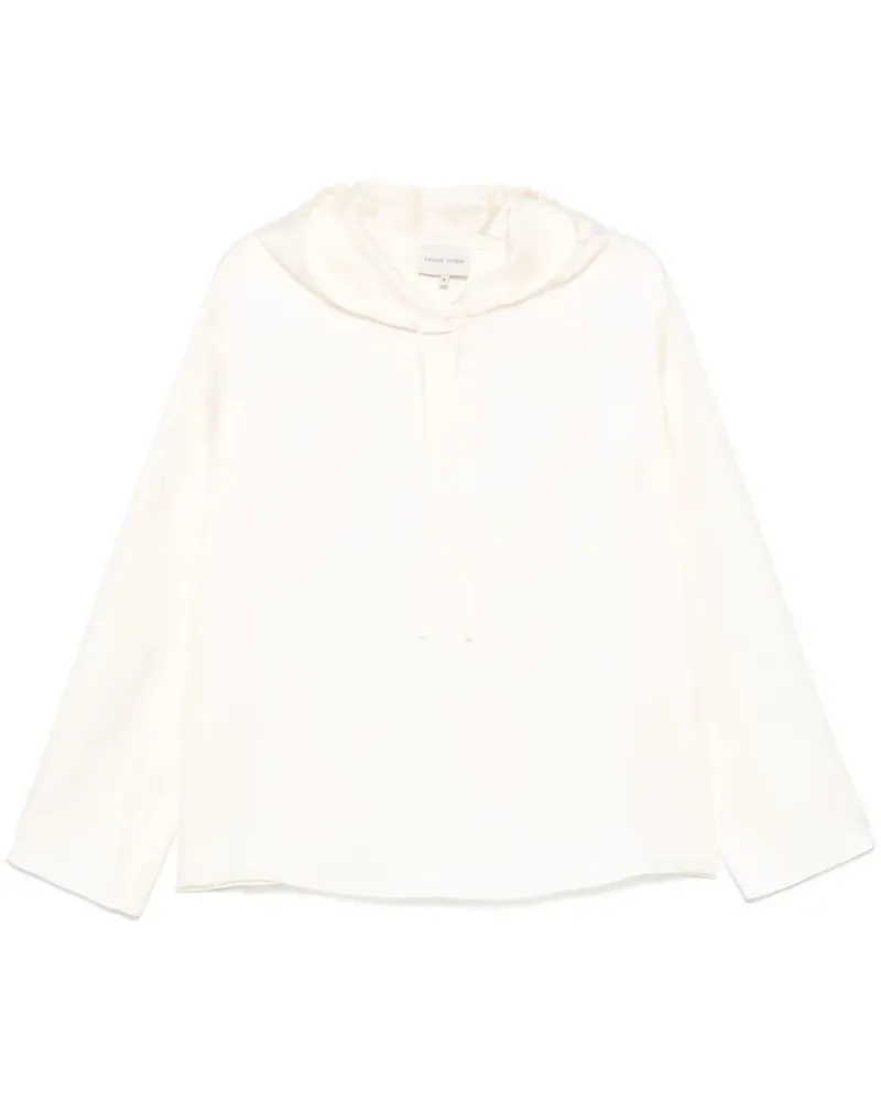 Loulou Studio Nuka Hooded Blouse Yellow