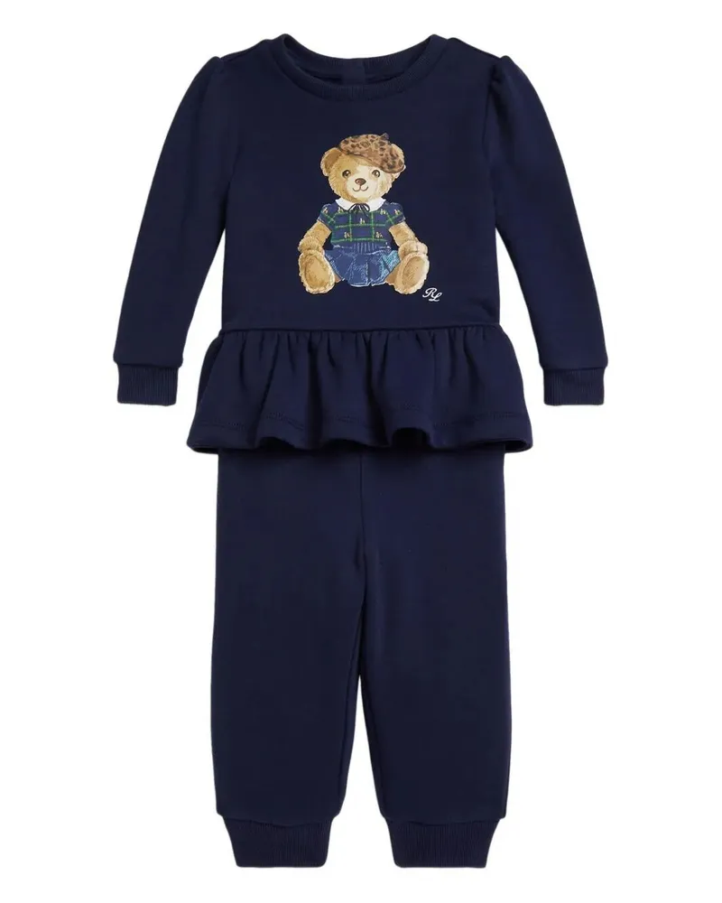 Ralph Lauren Knit Pant Set Outfit Set Blue