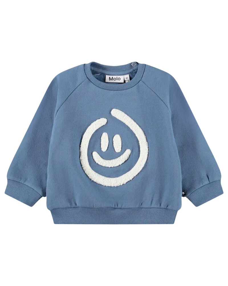 Molo Sweatshirt Organic Cotton Blue