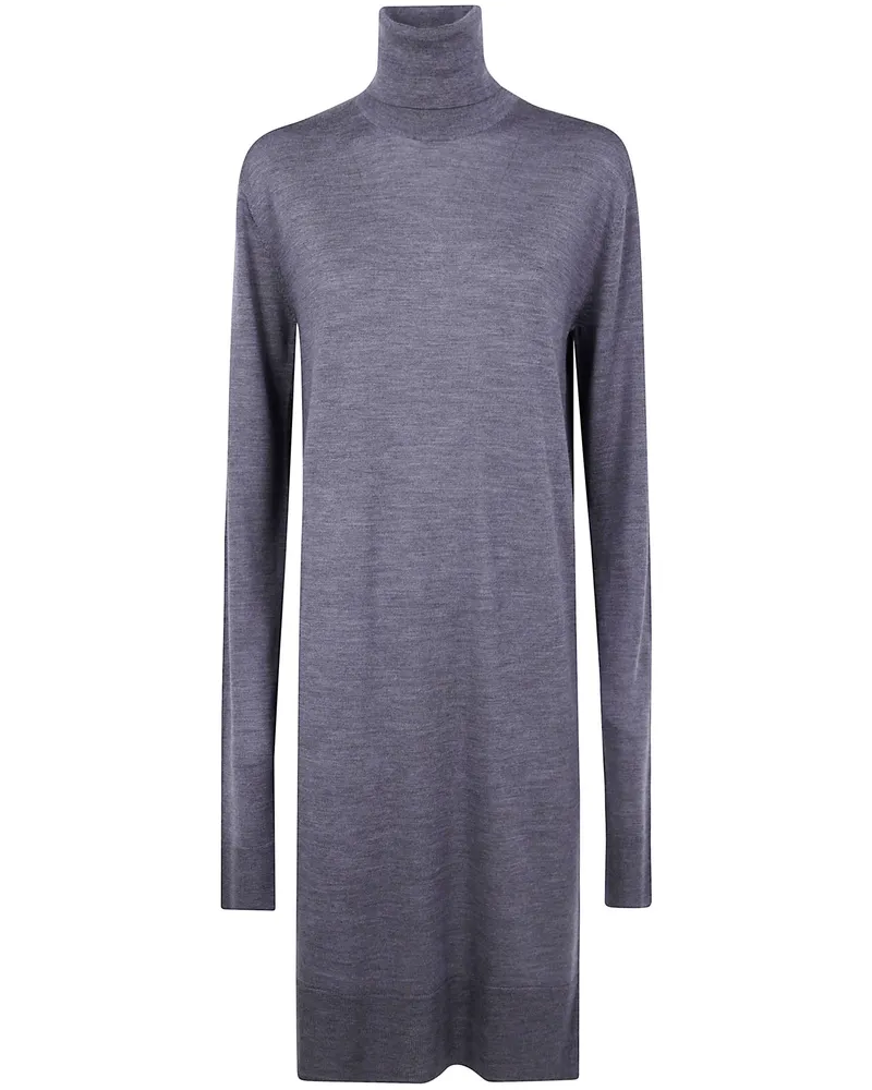 Totême Turtleneck Dress Gray