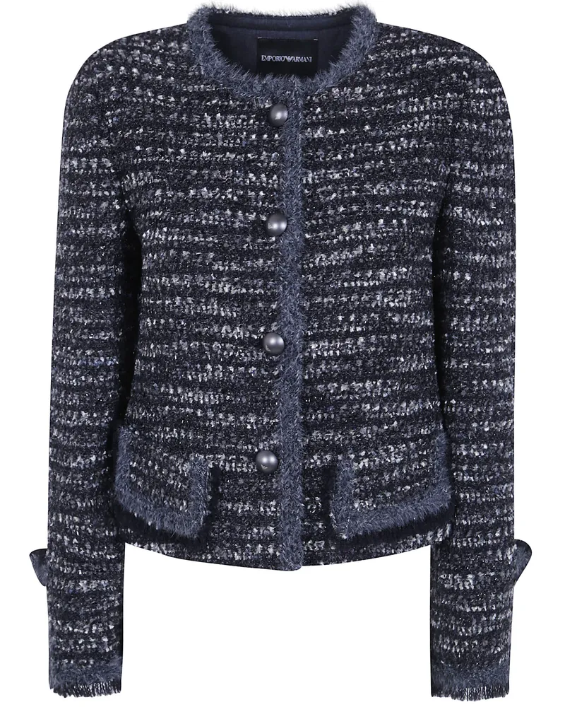 Emporio Armani Blazer Wool "Ew004236.Af24396 Fc366 Gray