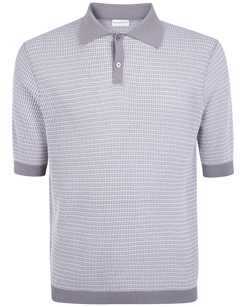 Ballantyne Bicolor Polo Shirt Gray