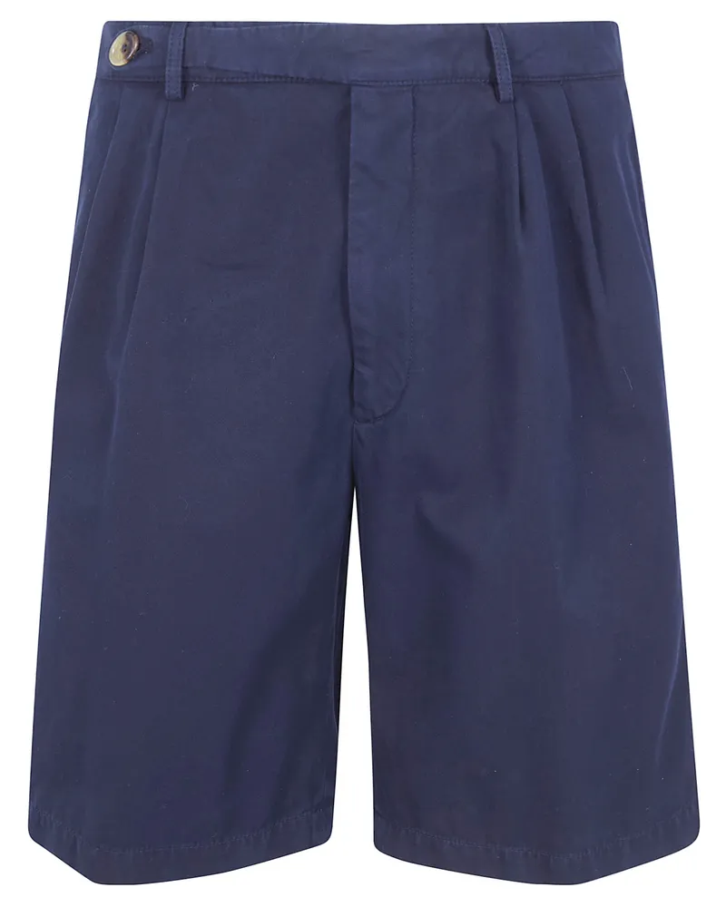 Brunello Cucinelli Bermuda Trousers Blue