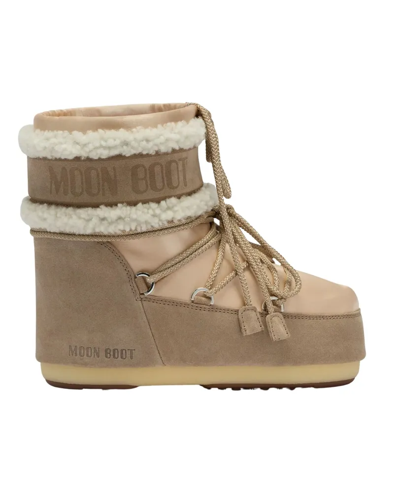 Moon Boot Low Boots "Icon Moonboot Beige