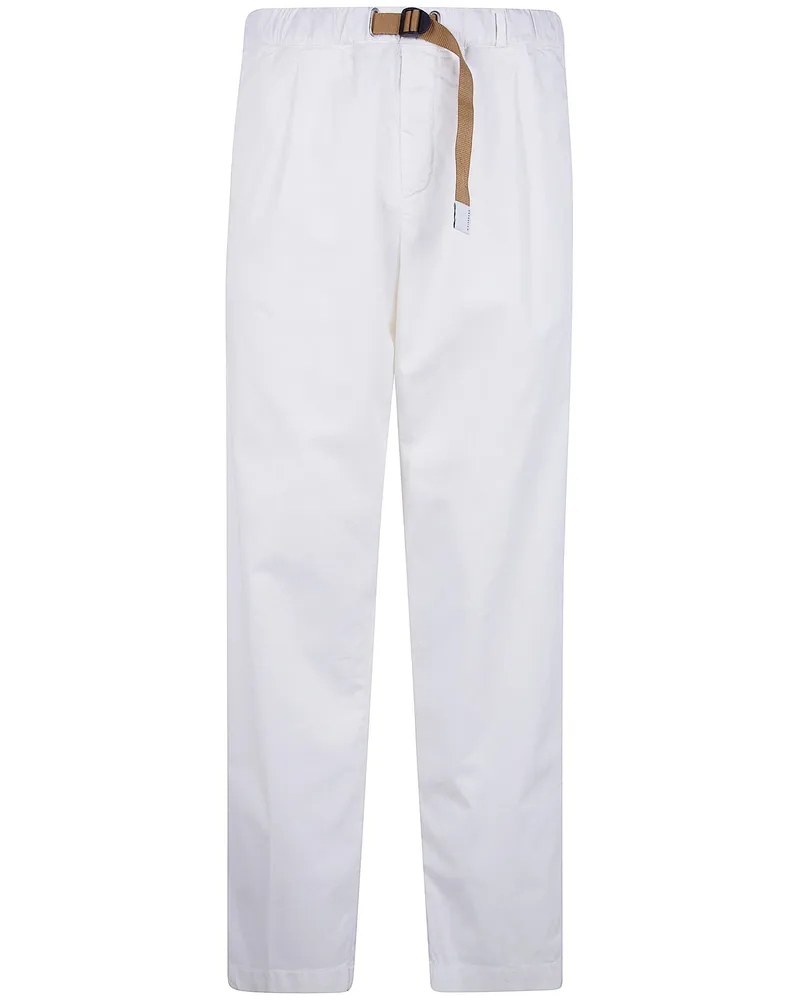 PLAN C Long Trousers White